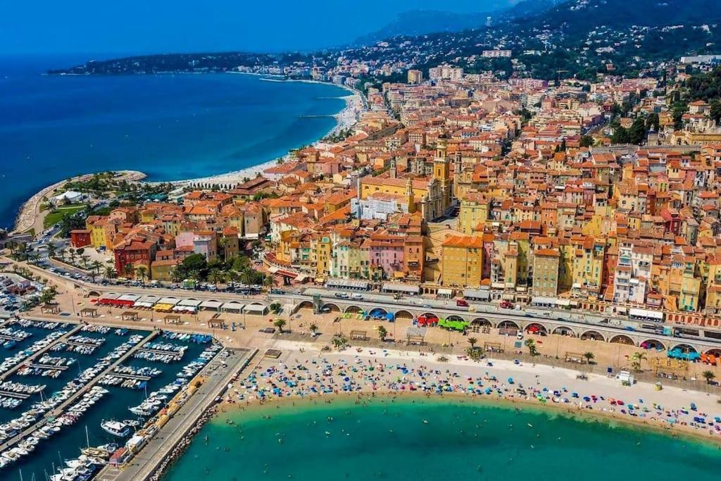 Loft Studio Avec Mezzanine, Limitrophe Monaco Roccabruna Esterno foto